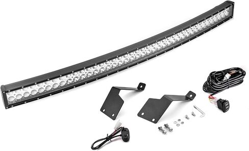 WeiSen 42 بوصة 240 واط كهرمان وأبيض LED شريط إضاءة منحني مع وظيفة الذاكرة الأسلاك تسخير مفتاح الروك وشريط الضوء يتصاعد متوافق مع Can am Maverick X3 وX3 Max جميع الموديلات 2017-2024 in Saudi Arabia