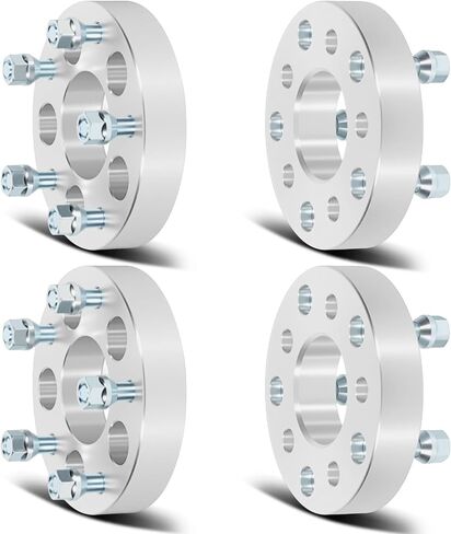 SCITOO 5x114.3 to 5x127 Wheel Spacers 5 Lug 4Pcs 1.25" Wheel Spacers Adapters 5x4.5 to 5x5 for Wrangler Wheel Adapters for Liberty Wheel Adapters for Comanche Wheel Adapters 1/2 Studs 71.5mm Bore in Saudi Arabia