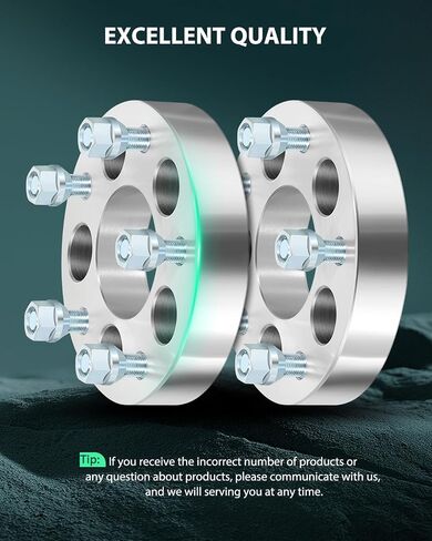 SCITOO 5x114.3 to 5x127 Wheel Spacers 5 Lug 4Pcs 1.25" Wheel Spacers Adapters 5x4.5 to 5x5 for Wrangler Wheel Adapters for Liberty Wheel Adapters for Comanche Wheel Adapters 1/2 Studs 71.5mm Bore in Saudi Arabia