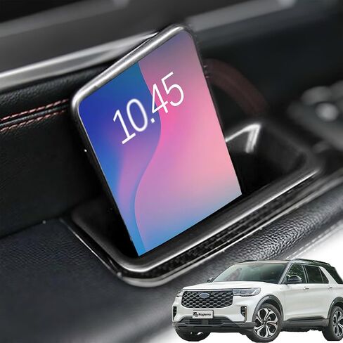 4PCS Ford Explorer 2016-2019 Front and Rear Row Door Storage Box Organizer Tray Phone Container Pocket Insert Tray Armrest Organizer Container in Saudi Arabia