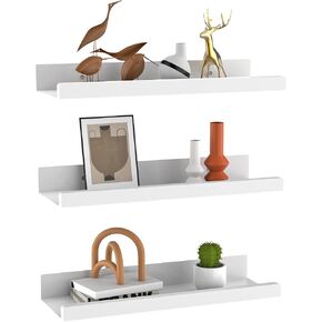 Floating Shelves for Wall Magnetic Attachment/Adhesive/Hole Punching/Three Installation Methods Perfectly Suited to Your Bedroom, Kitchen, Or Living Room Set of 3 Black in Saudi Arabia