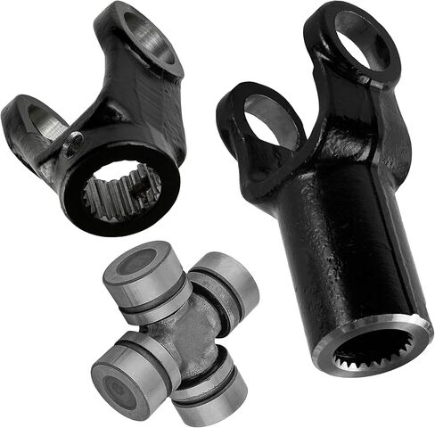 Caltric Front Prop Shaft Yoke & U-Joint Kit Compatible with Polaris Scrambler 500 4X4 1998-2009 in Saudi Arabia