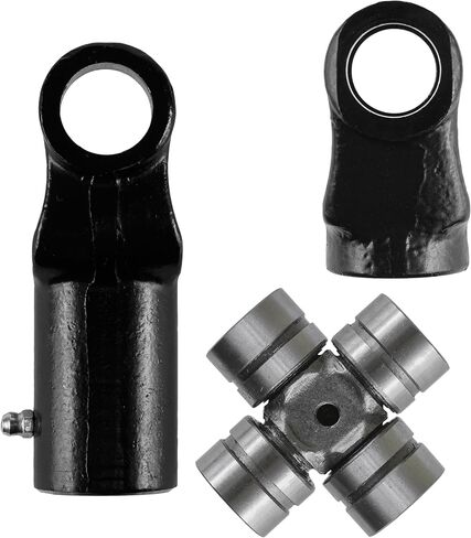 Caltric Front Prop Shaft Yoke & U-Joint Kit Compatible with Polaris Scrambler 500 4X4 1998-2009 in Saudi Arabia