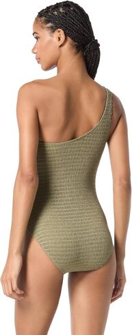 Michael Kors Womens Crochet One Shoulder One Piece in Saudi Arabia