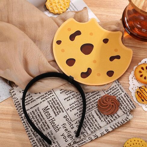 2 Pcs Halloween Headband Chocolate Chip Cookie Headband Halloween Costume Hairband Cute Cartoon Headwear Men Women for Party Favors in Saudi Arabia