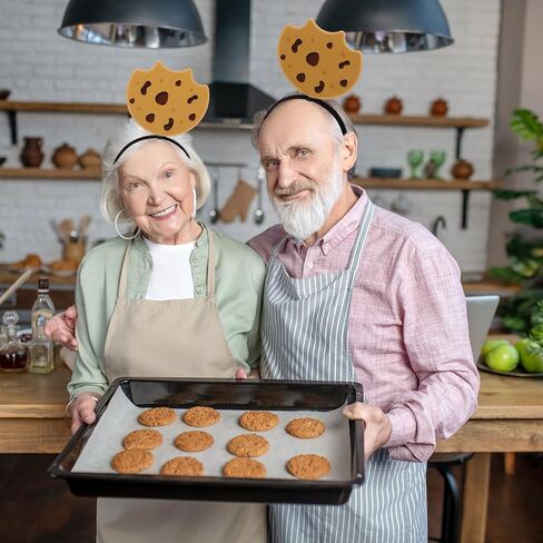2 Pcs Halloween Headband Chocolate Chip Cookie Headband Halloween Costume Hairband Cute Cartoon Headwear Men Women for Party Favors in Saudi Arabia
