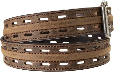ARIAT Men's Double Hole Roller Buckle Work Leather Belt in Saudi Arabia