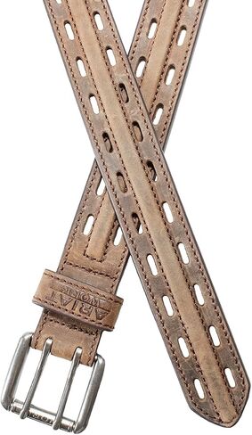 ARIAT Men's Double Hole Roller Buckle Work Leather Belt in Saudi Arabia