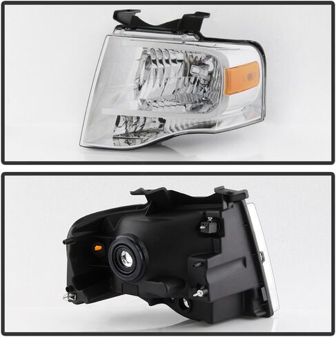 ACANII - For 2007-2014 Ford Expedition Headlights Driver + Passenger Side 07-14 Replacement Headlamps in Saudi Arabia