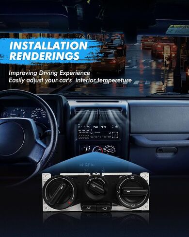 ECCPP 599-153 Climate Control module AC Heater Climate control Panel 2010 For VW Beetle Base 2.5L L5 - Gas,1999 For Volkswagen Beetle,2007 For Volkswagen Beetle,2009 For Volkswagen Beetle in Saudi Arabia