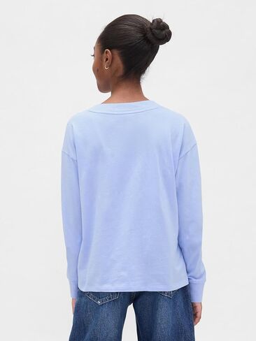 GAP Girls' Long Sleeve Elevated Graphic in Saudi Arabia