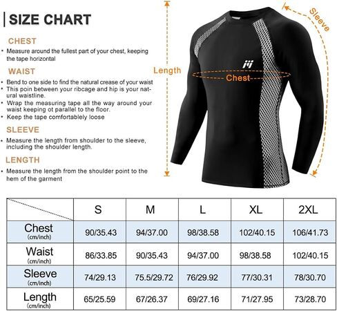 Men's Thermal Compression Shirt Fleece Lined Long Sleeve Thermal Shirts Athletic Base Layer Top Cold Weather Gear Black in Saudi Arabia