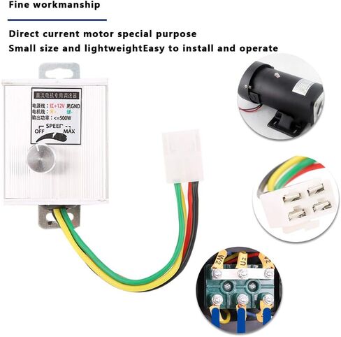 Tyenaza Metal 12V 500W Direct Current Motor Using Governor Stable Performance in Saudi Arabia