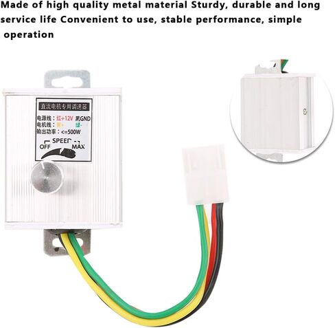 Tyenaza Metal 12V 500W Direct Current Motor Using Governor Stable Performance in Saudi Arabia