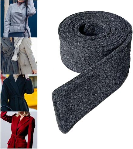 Women Woolen Overcoat Waist Belt Coat Belt, Trendy Waist Tie Sash, Durable Wide Waist Belt Long for Sweaters Jacket in Saudi Arabia