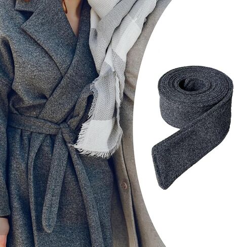 Women Woolen Overcoat Waist Belt Coat Belt, Trendy Waist Tie Sash, Durable Wide Waist Belt Long for Sweaters Jacket in Saudi Arabia