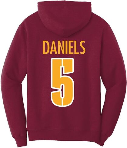 Jayden Daniels Maroon Pullover YOUTH Hoodie in Saudi Arabia