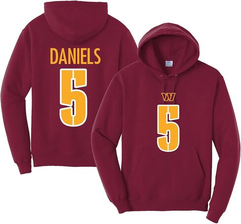 Jayden Daniels Maroon Pullover YOUTH Hoodie in Saudi Arabia