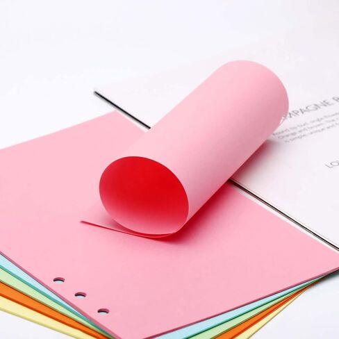 2 Pack A5 Refill Paper Blank 6 Ring Planner Refills Black Loose Leaf Binder Filler Paper Inserts for Personal A5 Size Refillable Journal, 40 Sheets per Pack, Total 80 Sheets in Kuwait