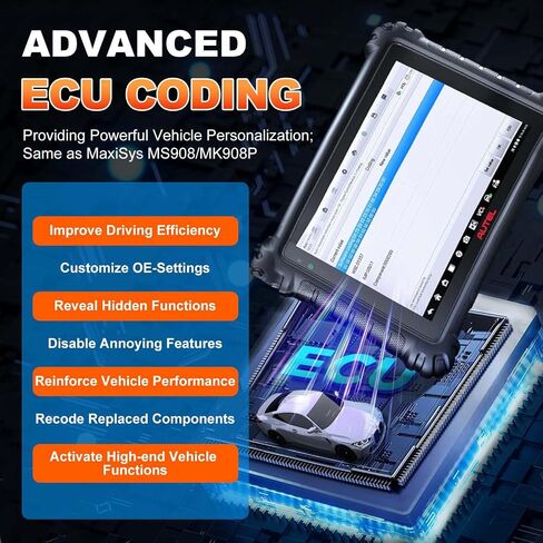 Autel MaxiSys MS906MAX Scan Tool, Upgraded MS906 PRO/ MK906 PRO/ MS906BT/ MK906BT/ MK908/ MP900BT Scanner, ECU Coding, 40+ Services, 3000+ Active Tests, All System Diagnostic Tool, VAG Guided, FCA SGW in Saudi Arabia