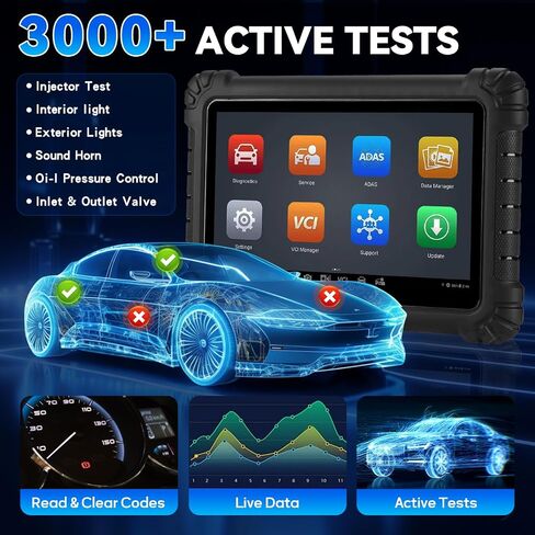 Autel MaxiSYS MS906MAX Scanner, 2025 MS906 MAX Up of MS906PRO MS906BT MK906 MP900BT MK900, ECU Coding, Bidirectional 3k+ Test, 40+ Service, All System Diagnostic, CAN FD DoIP, Auto Scan 2.0 VAG Guided in Saudi Arabia