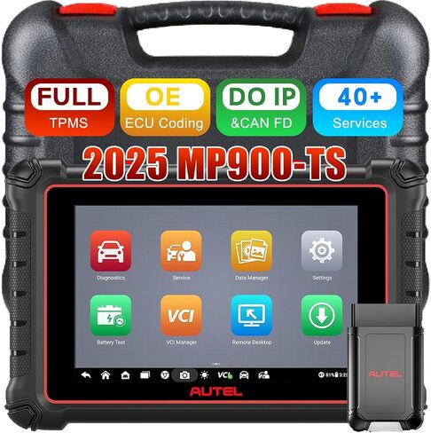 الماسح الضوئي Autel MaxiPRO MP900TS يصل إلى MS906 PRO MS906TS MP900BT MK900-TS TPMS أداة تشخيص البرمجة مثل اختبار MS906 Pro TS ثنائي الاتجاه CAN FD&DOIP 40+ Service FCA SGW in Saudi Arabia