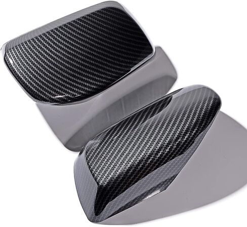 Astra Depot Left Right Carbon Fiber Door Wing Side Rear View Mirror Cover Cap Compatible with BMW 2014-2018 F10 F11 F18 5-Series LCI F07 5-Series GT in Saudi Arabia