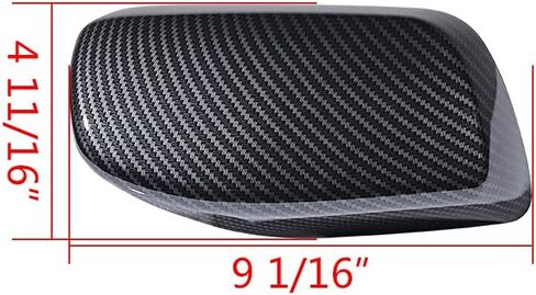 Astra Depot Left Right Carbon Fiber Door Wing Side Rear View Mirror Cover Cap Compatible with BMW 2014-2018 F10 F11 F18 5-Series LCI F07 5-Series GT in Saudi Arabia