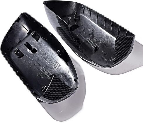 Astra Depot Left Right Carbon Fiber Door Wing Side Rear View Mirror Cover Cap Compatible with BMW 2014-2018 F10 F11 F18 5-Series LCI F07 5-Series GT in Saudi Arabia