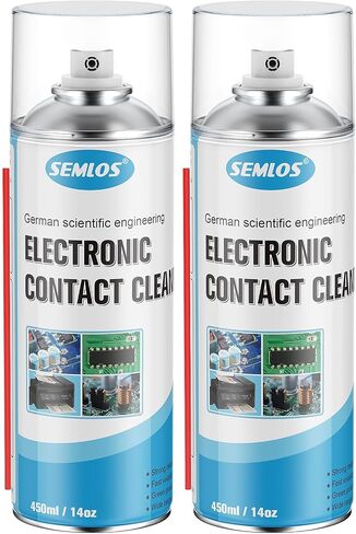 Semlos Electrical Contact Cleaner for Battery, Circuit Boards, 14 oz, 2 Packs in Saudi Arabia