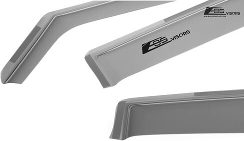 Extreme Online Store Replacement for 2012-2017 Hyundai Veloster Models | EOS Visors JDM in-Channel Style Smoke Tinted Side Vents Rain Guard Window Deflectors DWV-V128 in Saudi Arabia