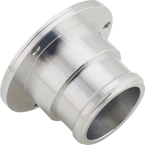 Speedway Motors Billet Aluminum Fuel Filler Neck w/Pop-Up Gas Cap - Sleek & Simple Flush Mount Design - Easy Installation - Non-Vented Cap - 2.5" Diameter, 1.5" Hose Connection in Saudi Arabia
