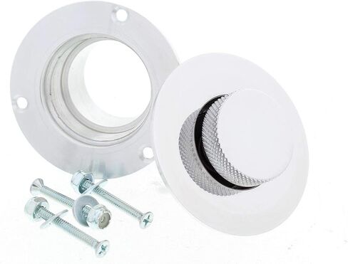 Speedway Motors Billet Aluminum Fuel Filler Neck w/Pop-Up Gas Cap - Sleek & Simple Flush Mount Design - Easy Installation - Non-Vented Cap - 2.5" Diameter, 1.5" Hose Connection in Saudi Arabia