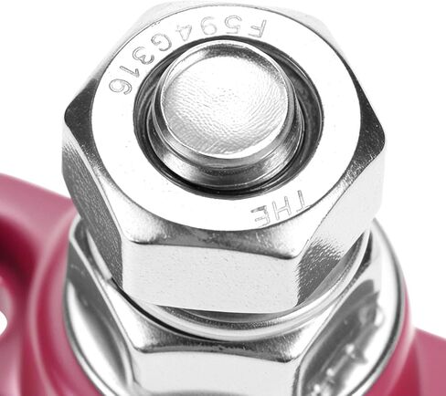 QWORK Power Distribution Block - 3/8" Stud, 250A 12V Bus Bar Pair Red & Black for Automotive, Marine, Solar in Saudi Arabia