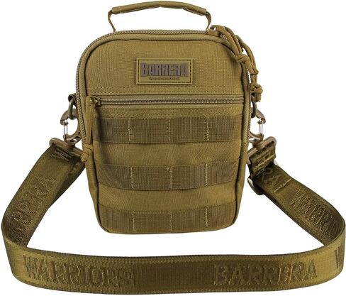 BARRERA warriors- Small Sling bag, Fanny pack for men, Mini Crossbody bag, Mini cross body fanny pack, Handbag Adjustable Bag, MOLLE shoulder bag, small tactical sling bag. (BLACK) in Saudi Arabia