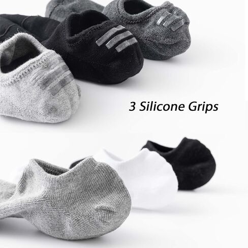 Men No Show Socks Low Cut Ankle Sock Men Short Socks Casual Thin Cotton Non Slip Sock 5 Pairs in Saudi Arabia