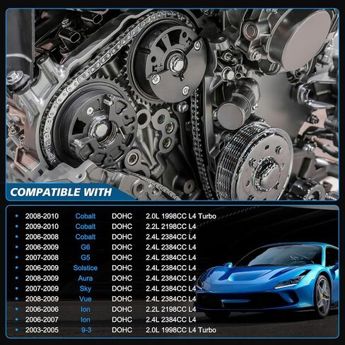 9-0753S مجموعة أدوات سلسلة التوقيت تناسب 11-15 لاكروس/ريجال، 12-15 فيرانو، لـ 12-15 كابتيفا سبورت، 06-10 كوبالت، 10-15 إكوينوكس، 06-11 HHR، 08-13 ماليبو لـ 10-15 التضاريس 2.0L 2.2L 2.4L L4 DOHC in Saudi Arabia