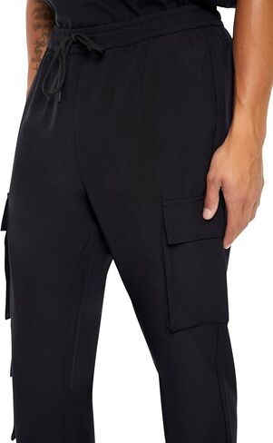 Forever 21 Men's Slim-fit Drawstring Cargo Joggers in Saudi Arabia