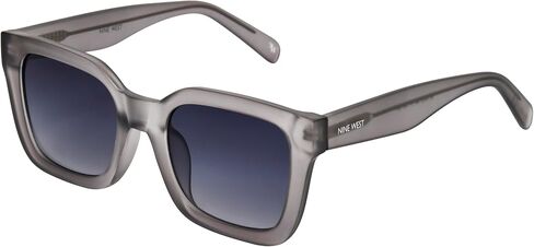 Nine West Women's Liora Sunglasses Rectangle, Black, 51mm in Saudi Arabia