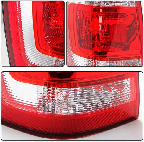 مجموعة ضوء الذيل مناسبة لـ 2008-2012 Ford Escape، مصباح فرامل الضوء الخلفي استبدال الضوء الخلفي للجانب الأيسر للسائق FO2801210 8L8Z13405A (بدون مصابيح وسرج ومقبس مصباح) in Kuwait