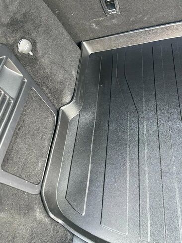 بطانة الحمولة - سجادة صندوق السيارة لسيارة Land Rover Range Rover EVOQUE 2012-2019 - سجادات صندوق السيارة المقاومة للطقس للسيارات ذات الشفاه المرتفعة - حصيرة مطاطية لصندوق السيارة غير قابلة للانزلاق - تصميم مقطوع بالليزر in Saudi Arabia