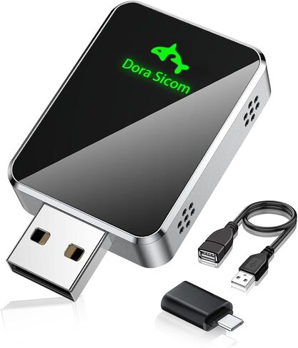 Wireless carplay Adapter for iPhone Fast & Stable Carplay Adapter Convert Wired to wirelessly Car Play for iOS 12+ Stable Control & No Delay in Saudi Arabia