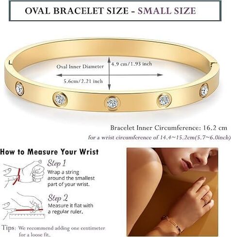 Gold Bracelets for Women, Gold Jewelry Cuban Link Paperclip Chain Bracelet Gifts for Mom, Daughter, Girlfriend in Saudi Arabia
