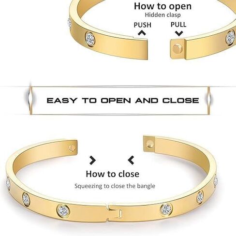 Gold Bracelets for Women, Gold Jewelry Cuban Link Paperclip Chain Bracelet Gifts for Mom, Daughter, Girlfriend in Saudi Arabia