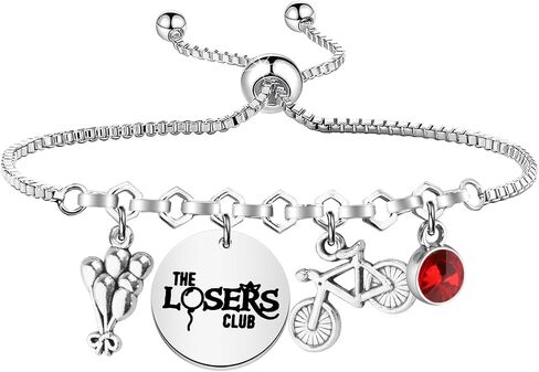 MAOFAED Horror Movie Inspired Losers Club Bracelet for Women - Scary Movie Gift for Horror Queen in Saudi Arabia