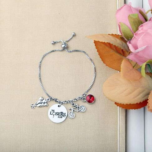 MAOFAED Horror Movie Inspired Losers Club Bracelet for Women - Scary Movie Gift for Horror Queen in Saudi Arabia