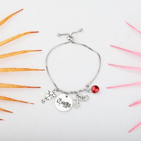MAOFAED Horror Movie Inspired Losers Club Bracelet for Women - Scary Movie Gift for Horror Queen in Saudi Arabia
