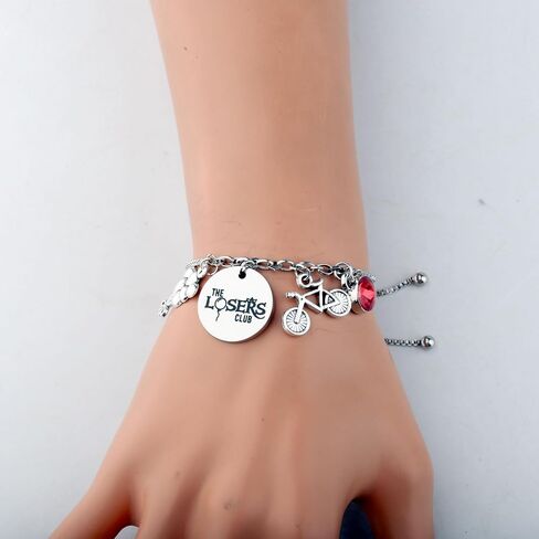 MAOFAED Horror Movie Inspired Losers Club Bracelet for Women - Scary Movie Gift for Horror Queen in Saudi Arabia