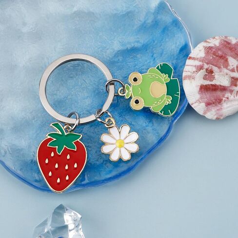 Inspirational Gifts for Women Cute Frog Themed Gift Funny Keychain Accessories Gift Card Cheer Up Emotional Support Motivational Positive Unique Birthday Gifts for Daughter Friend Coworker Bestie in Saudi Arabia