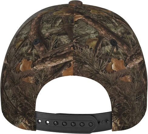 Camo Baseball Cap Adjustable Camouflage Hat Unisex Fishing Hat for Outdoor Sports One Size in Saudi Arabia